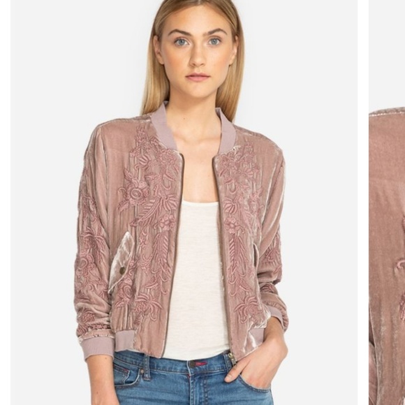 Johnny Was Jackets & Blazers - NWT JOHNNY WAS EMBROIDERED VELVET JACKET  SIZE  S